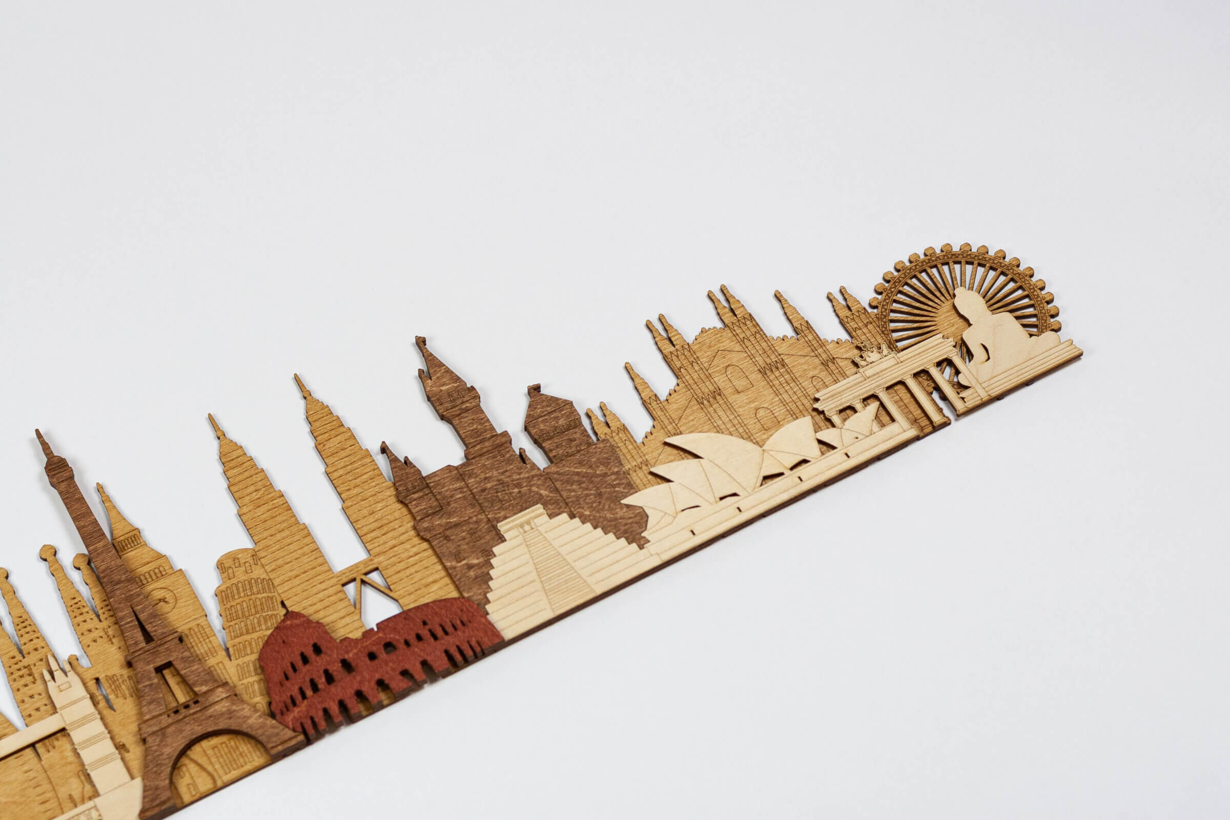 Monumenti e Attrazioni 3D in Legno