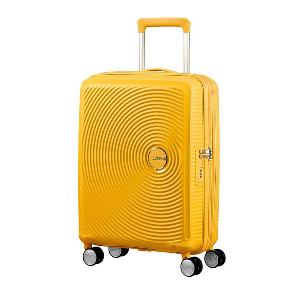 American Tourister Soundbox Trolley-55-giallo