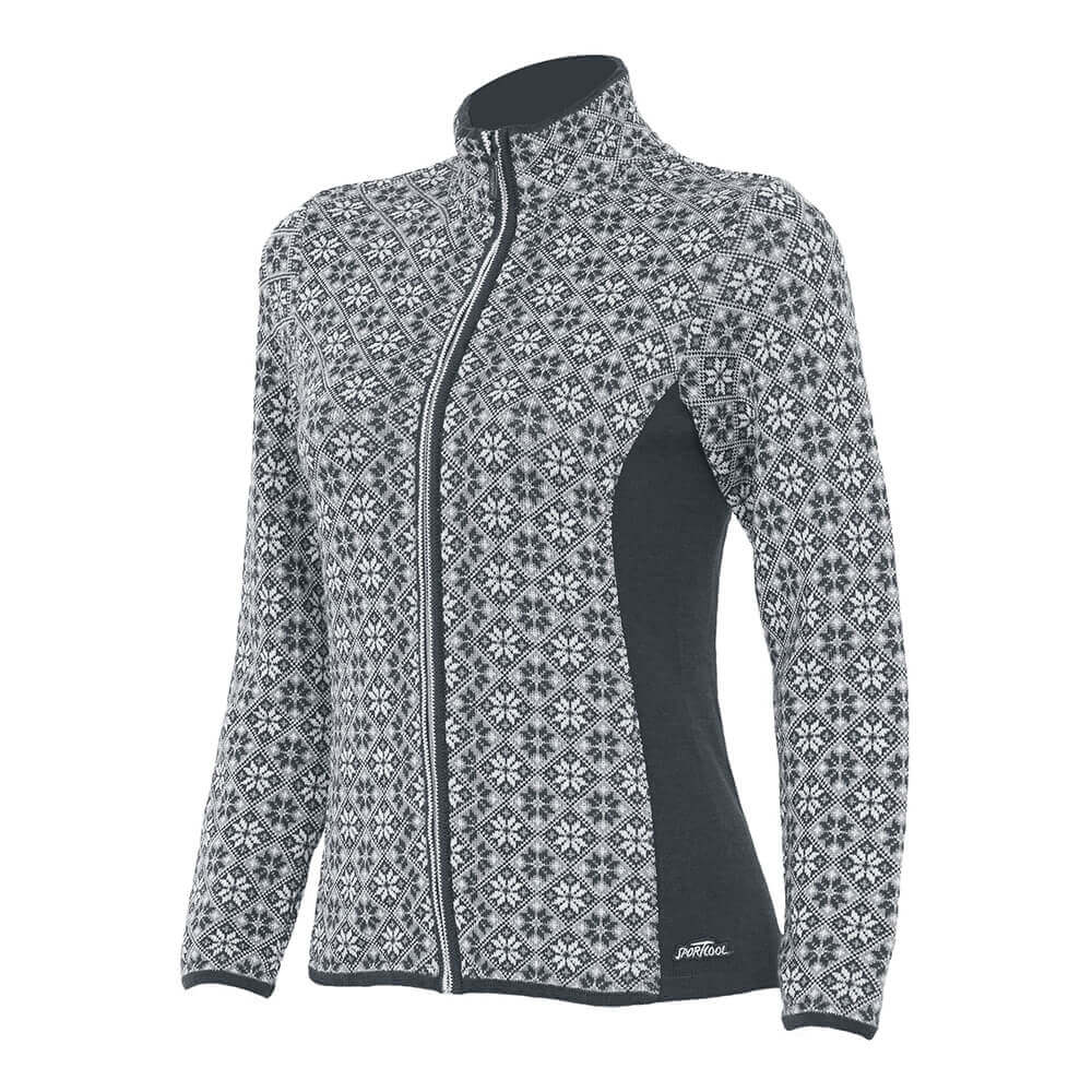 SportCool Disegno Classico Norvegese-donna-grigio-scuro