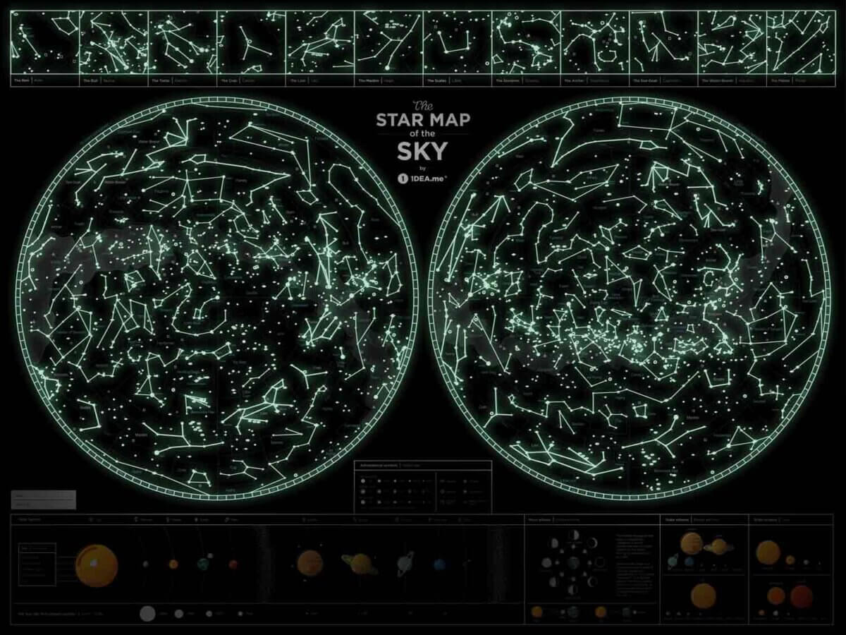 Mappa Stellare del Cielo